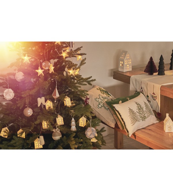 Подушка декоративная с аппликацией christmas tree из коллекции new year essential, 30х50см