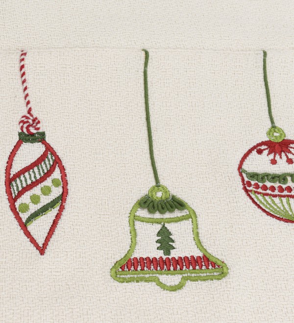 Дорожка с вышивкой christmas decorations из коллекции new year essential, 45х150 см