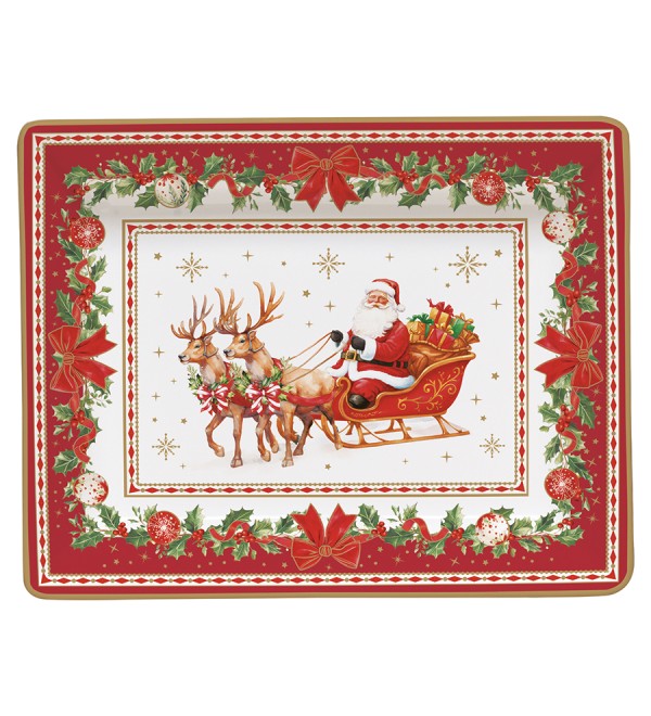 Поднос декоративный christmas heritage, 14х11 см