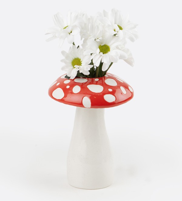 Ваза для цветов amanita, 19 см