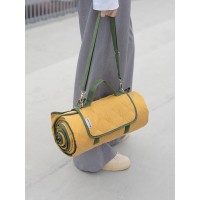 Плед для пикника и отдыха на пляже smart picnic, горчичный