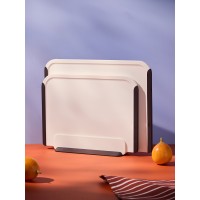 Подставка для разделочных досок smartchef, 27х8,5 см, бежевая/бордовая