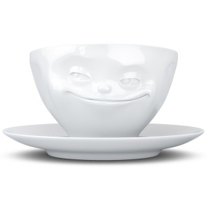 Чайная пара grinning, 200 мл, белая
