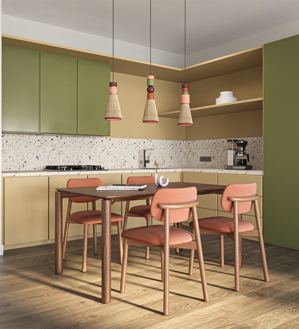 Светильник подвесной atelier, D16х40 см, пряная осень