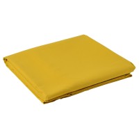 Скатерть из хлопка горчичного цвета из коллекции prairie, 170х170 см