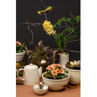 Молочник birds of paradise, 340 мл, кремовый