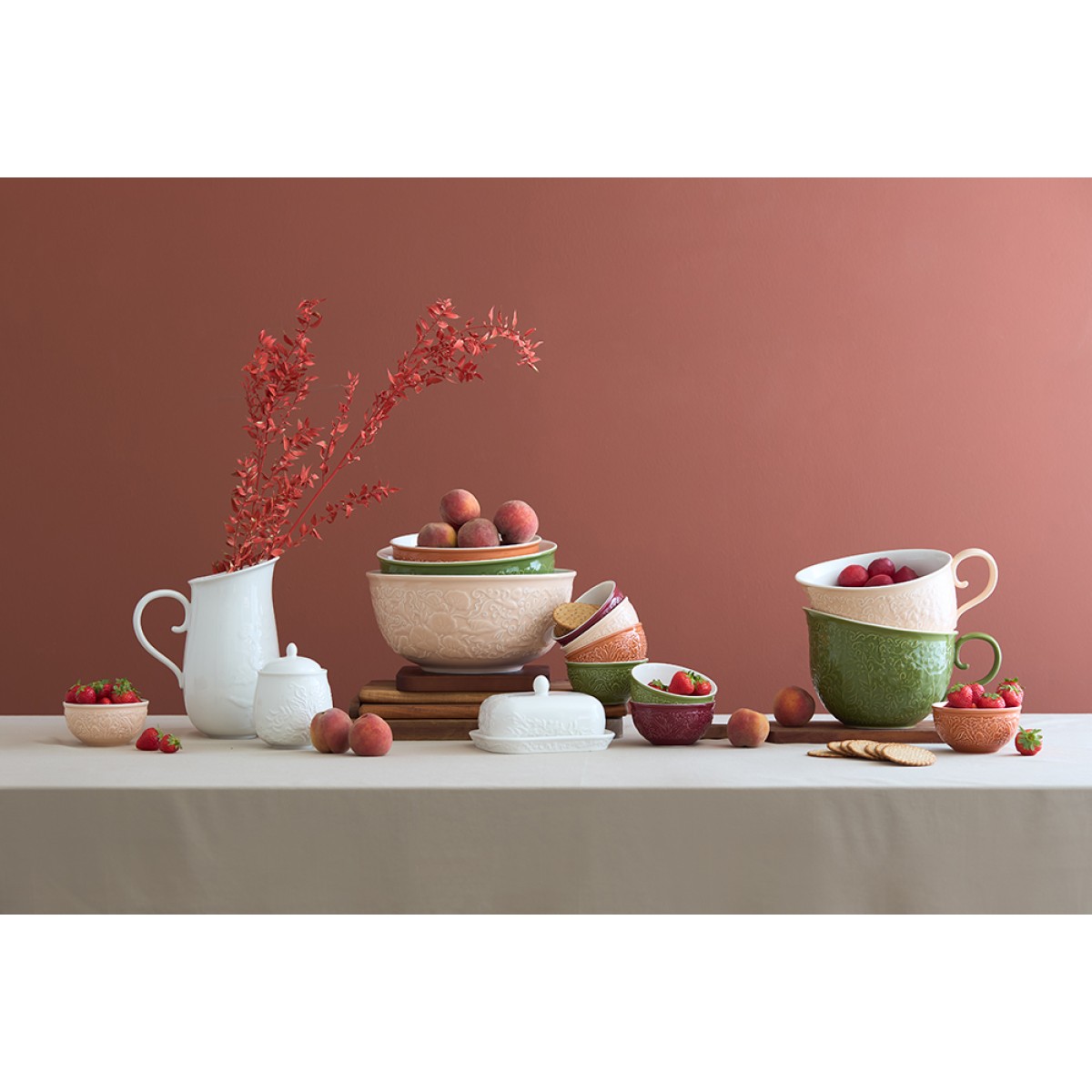 Миска english gardens, 5 л, пудровая