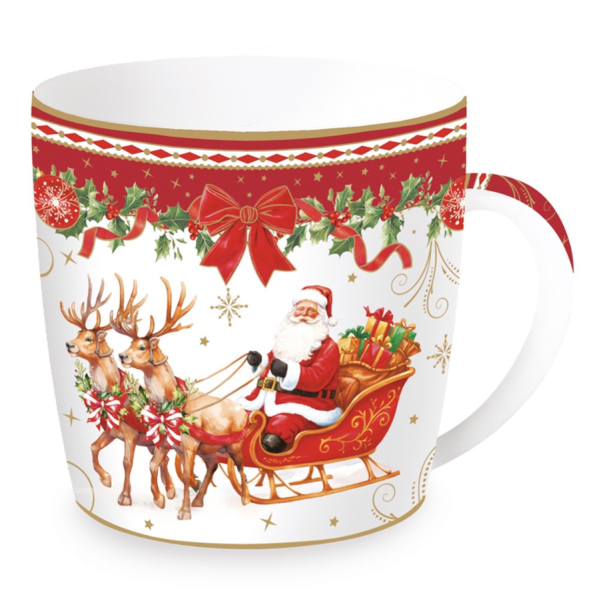 Кружка christmas heritage, santa, 350 мл