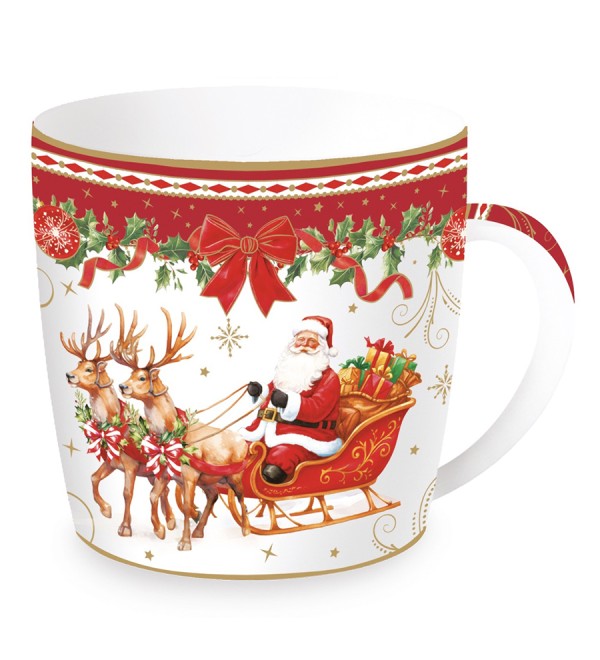 Кружка christmas heritage, santa, 350 мл
