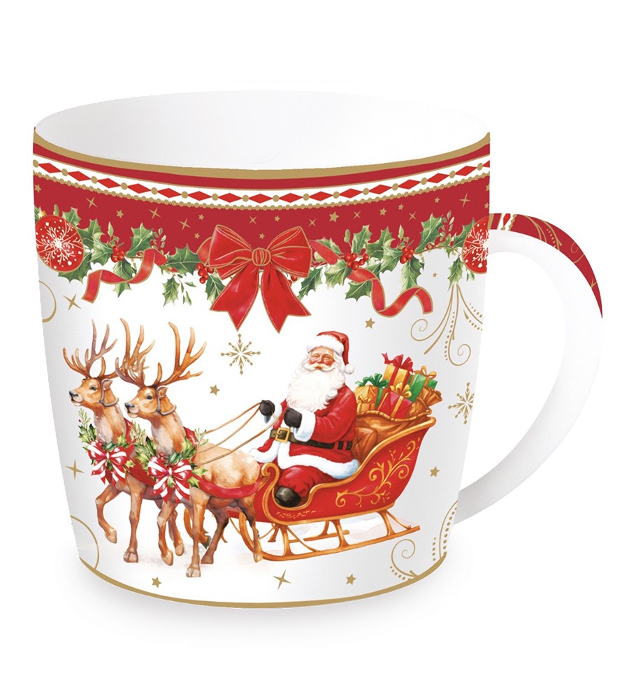 Кружка christmas heritage, santa, 350 мл
