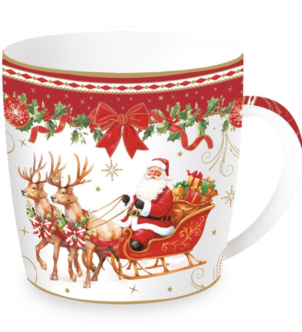 Кружка christmas heritage, santa, 350 мл