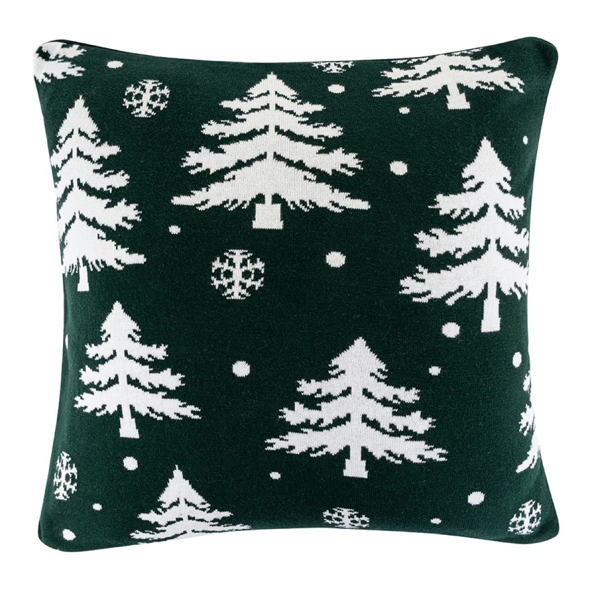 Подушка вязаная с новогодним рисунком Морозный Лес
из коллекции new year essential, 45x45 см