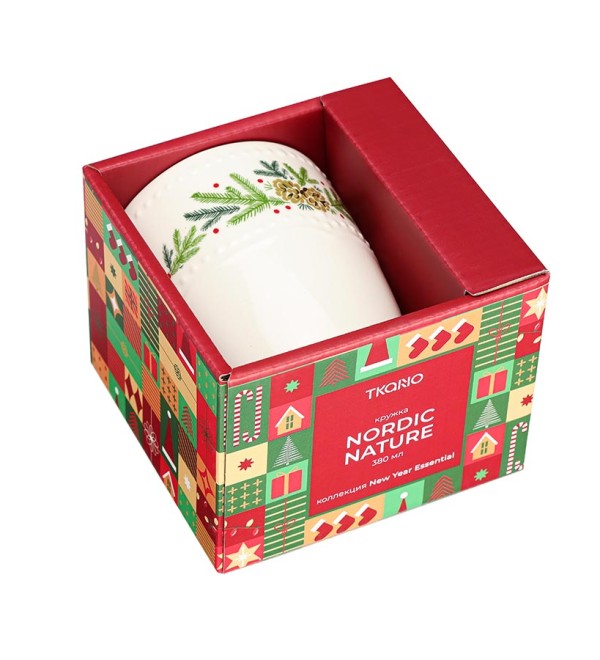 Кружка nordic nature из коллекции new year essential, 360 мл