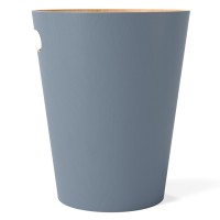 Корзина для мусора woodrow, 7,5 л, серо-голубая