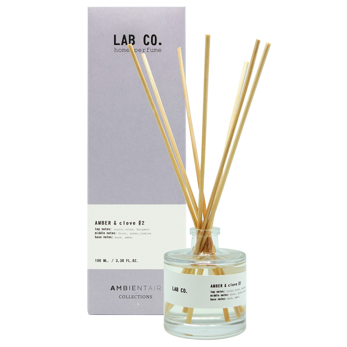 Диффузор ароматический lab co, amber&clove, 100 мл