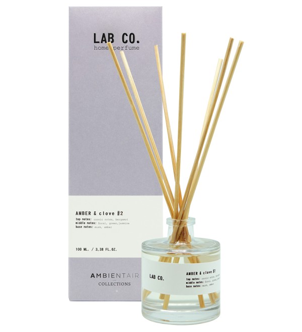 Диффузор ароматический lab co, amber&clove, 100 мл
