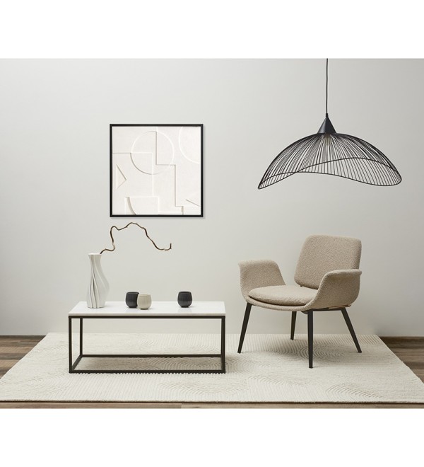 Панно декоративное с эффектом 3d minimalism, с черной рамой, 60х60 см