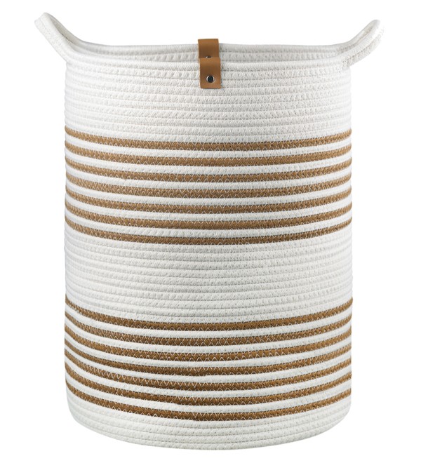 Корзина для хранения thea D35х48 см, бежевая/горчичная