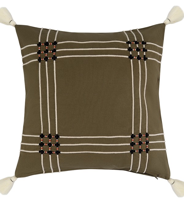 Чехол на подушку nomad grid из коллекции ethnic, 45х45 см