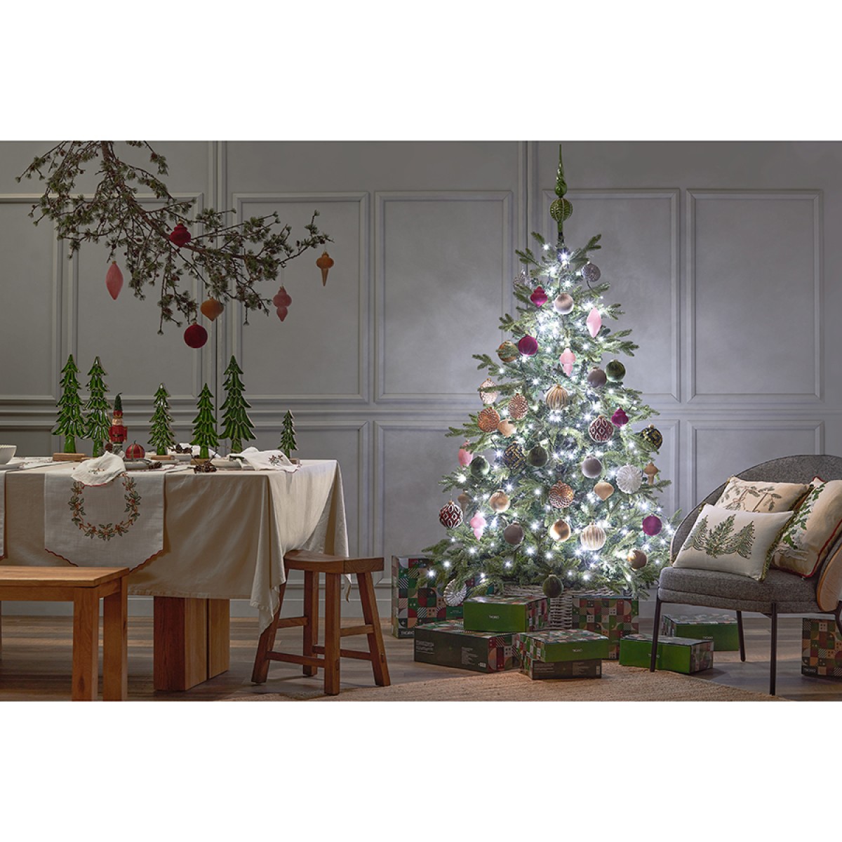 Набор ёлочных украшений winter wonders из коллекции new year essential, 4 шт.