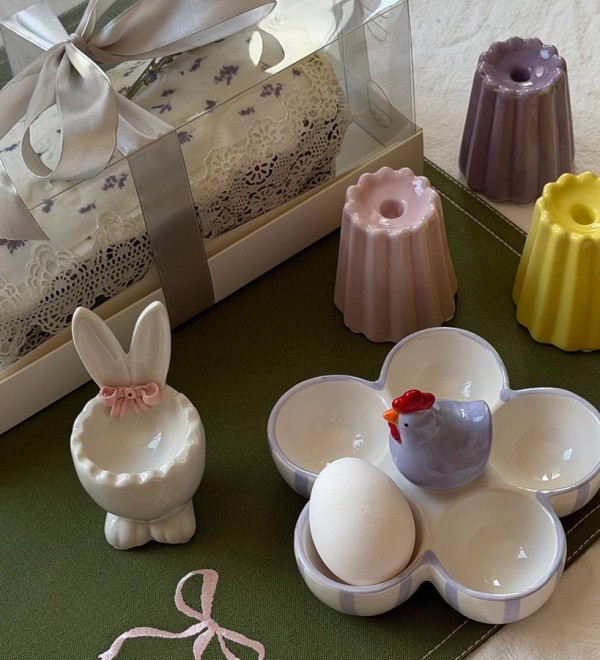 Подставка для яиц magic rabbit из коллекции easter essential