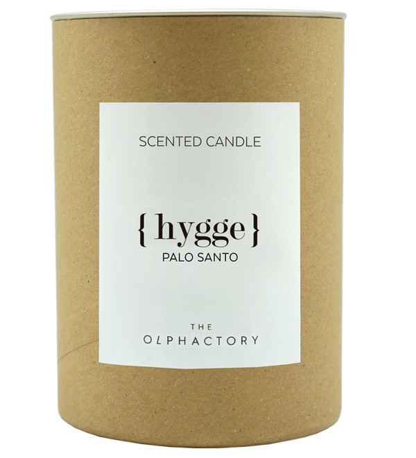 Свеча ароматическая the olphactory, hygge, palo santo, 40 ч