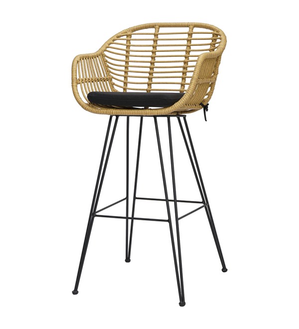 Стул барный vetle bent, ротанг