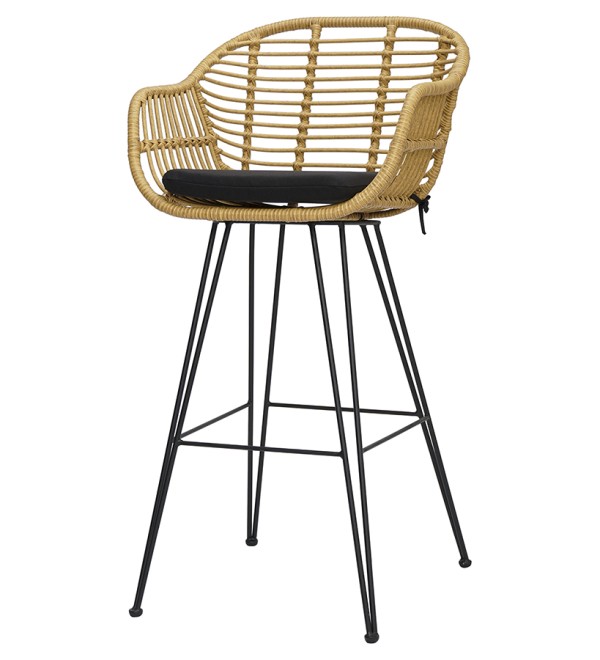 Стул барный vetle bent, ротанг