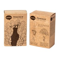 Ключница peacock, белая