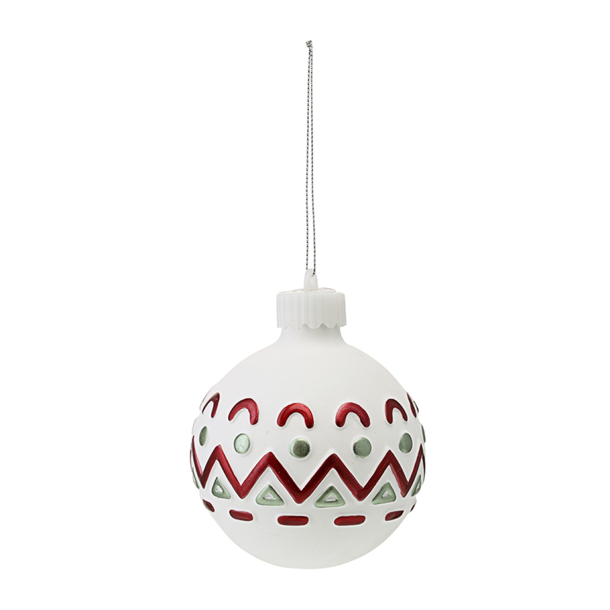 Набор ёлочных украшений с подсветкой festive embroidery из коллекции new year essential, 4 шт.