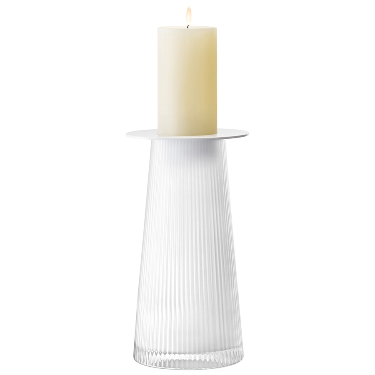 Ваза beacon, 30 см, белая