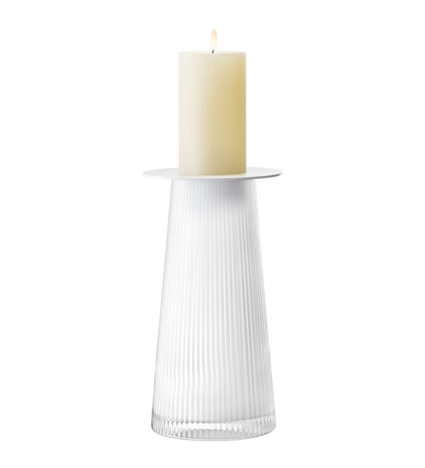 Ваза beacon, 30 см, белая