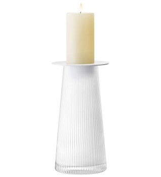 Ваза beacon, 30 см, белая