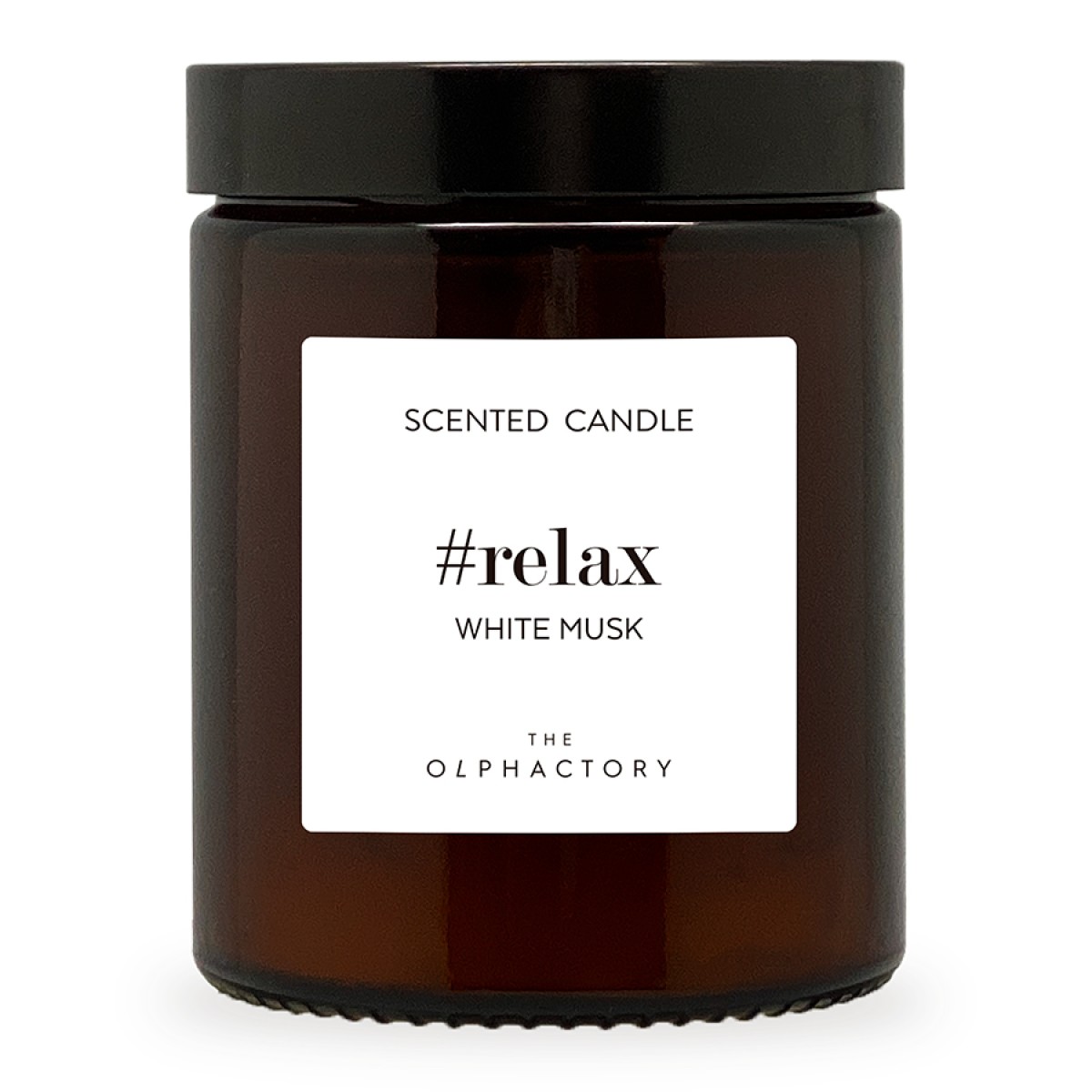Свеча ароматическая the olphactory, relax, white musk, 30 ч