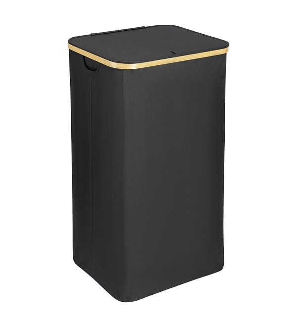 Корзина для белья neat tall, 41х35х74 см, черная