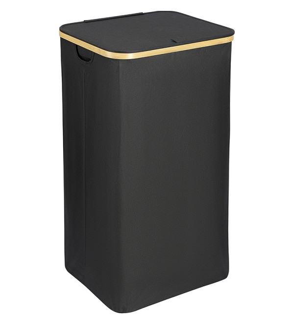 Корзина для белья neat tall, 41х35х74 см, черная