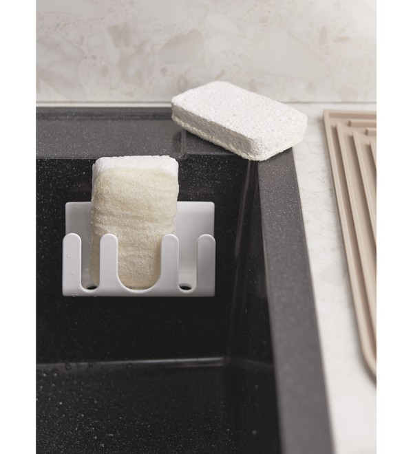 Набор губок для посуды из люфы и целлюлозы eco sponge, 2 шт.