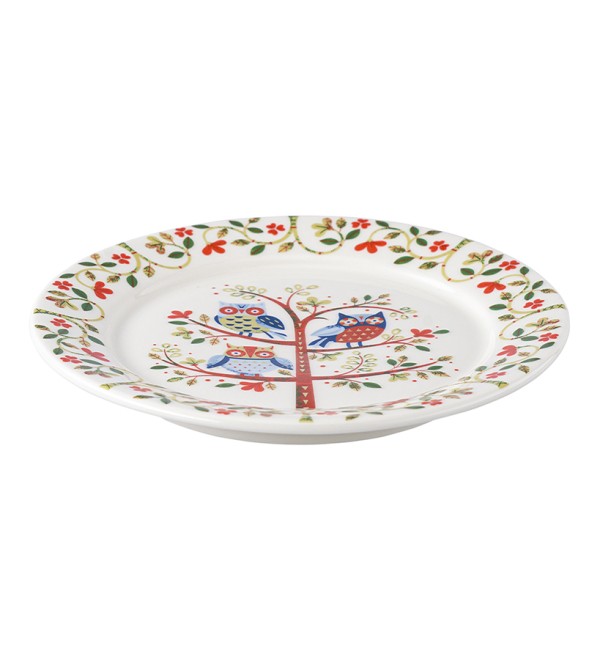 Тарелка owl из коллекции birds of paradise, D18 см