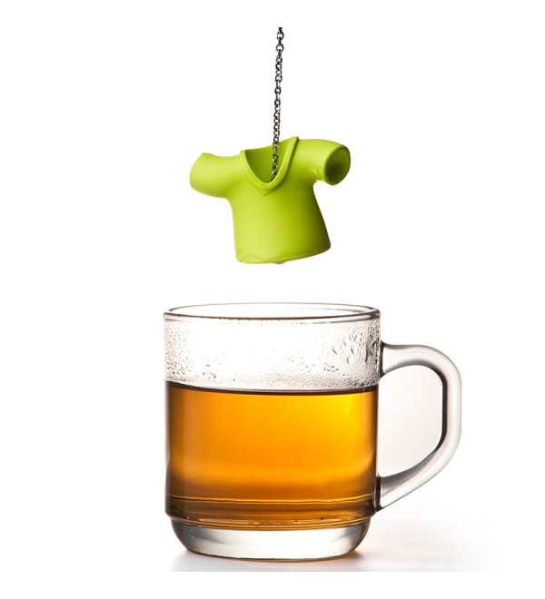 Емкость для заваривания чая tea shirt, зеленая