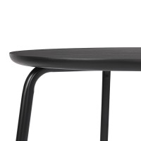 Стол обеденный round, D80 см, черный