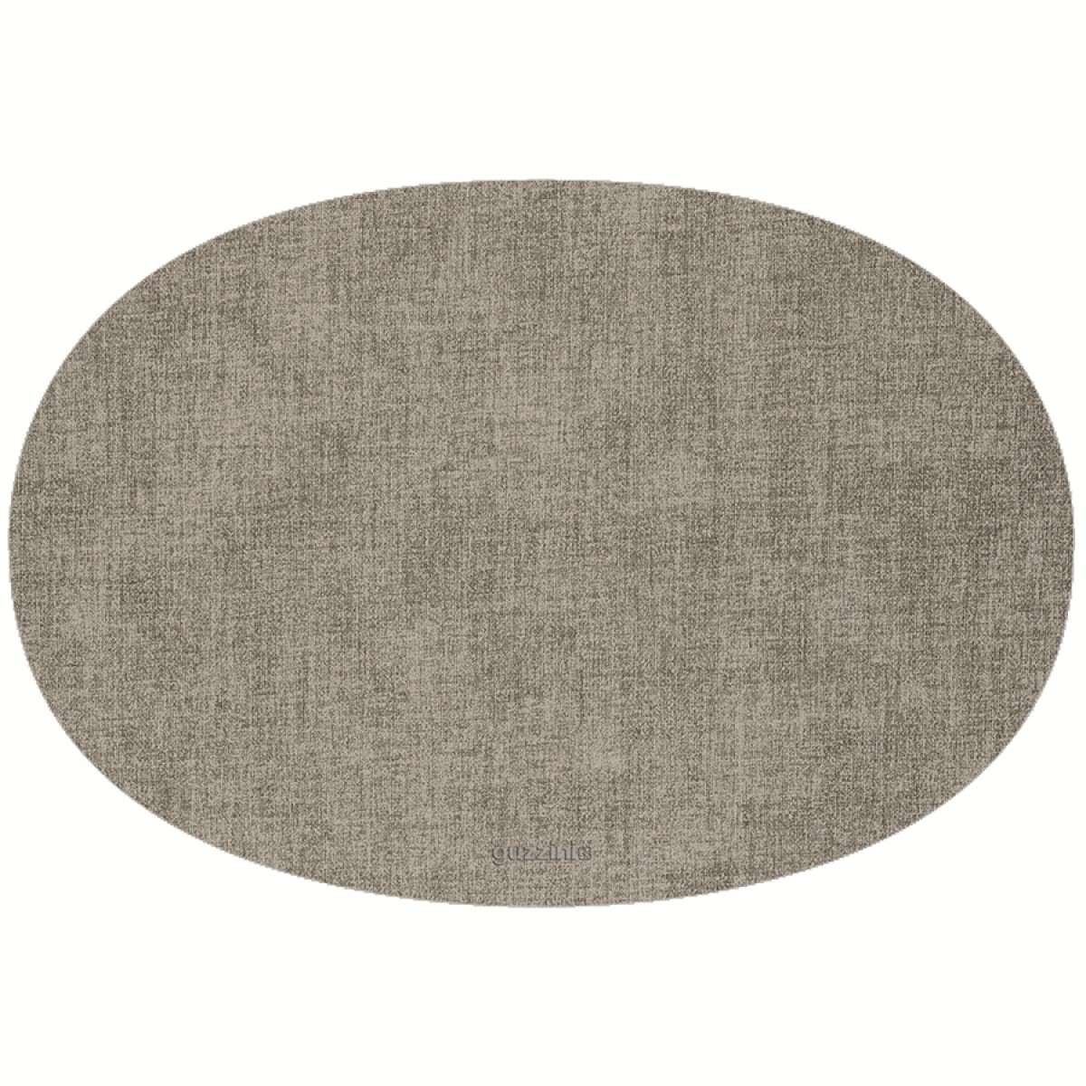Салфетка подстановочная овальная двухсторонняя fabric, серая