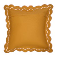 Чехол на подушку с контрастным кантом розового цвета из коллекции trendy ruffles, 40х40 см