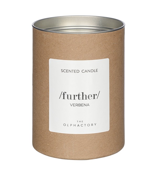 Свеча ароматическая the olphactory, further, verbena (новая), 40 ч