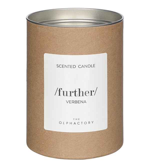 Свеча ароматическая the olphactory, further, verbena (новая), 40 ч