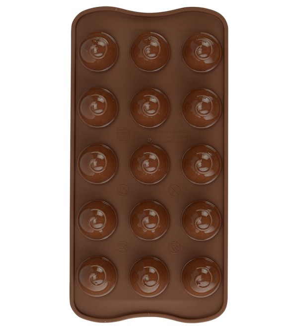Форма для приготовления конфет choco spiral силиконовая