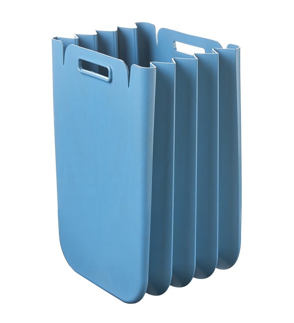 Корзина для белья складная eco packly, голубая