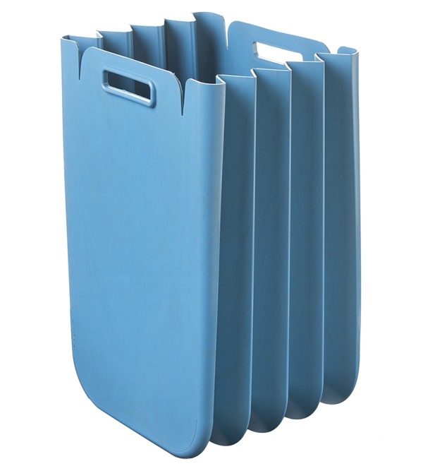 Корзина для белья складная eco packly, голубая