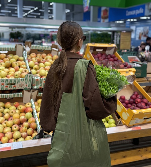 Сумка-шоппер easy shop, оливковая