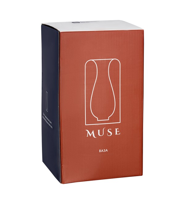 Ваза muse, 22 см, индиго