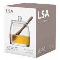 Банка для меда с ложкой serve, 590 мл